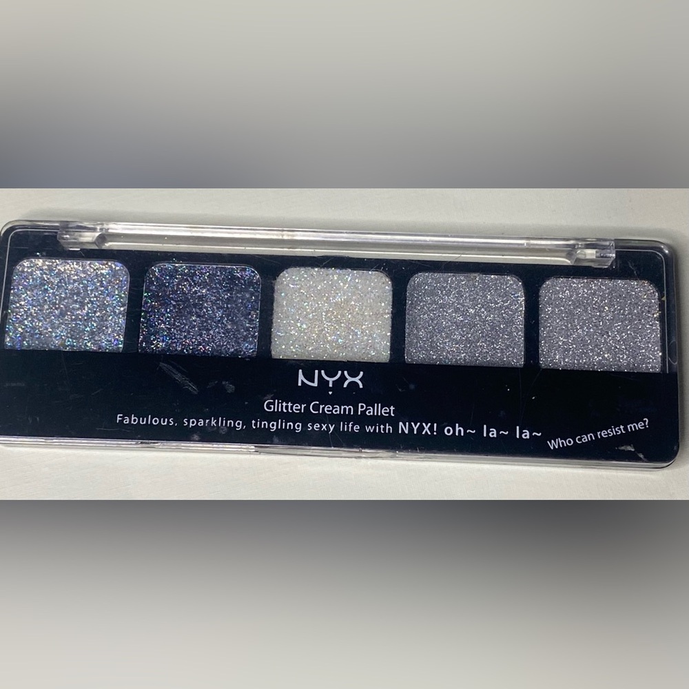 NYX Glitter Cream Palette Ice Queen New But Visible flaws, please see photos.
